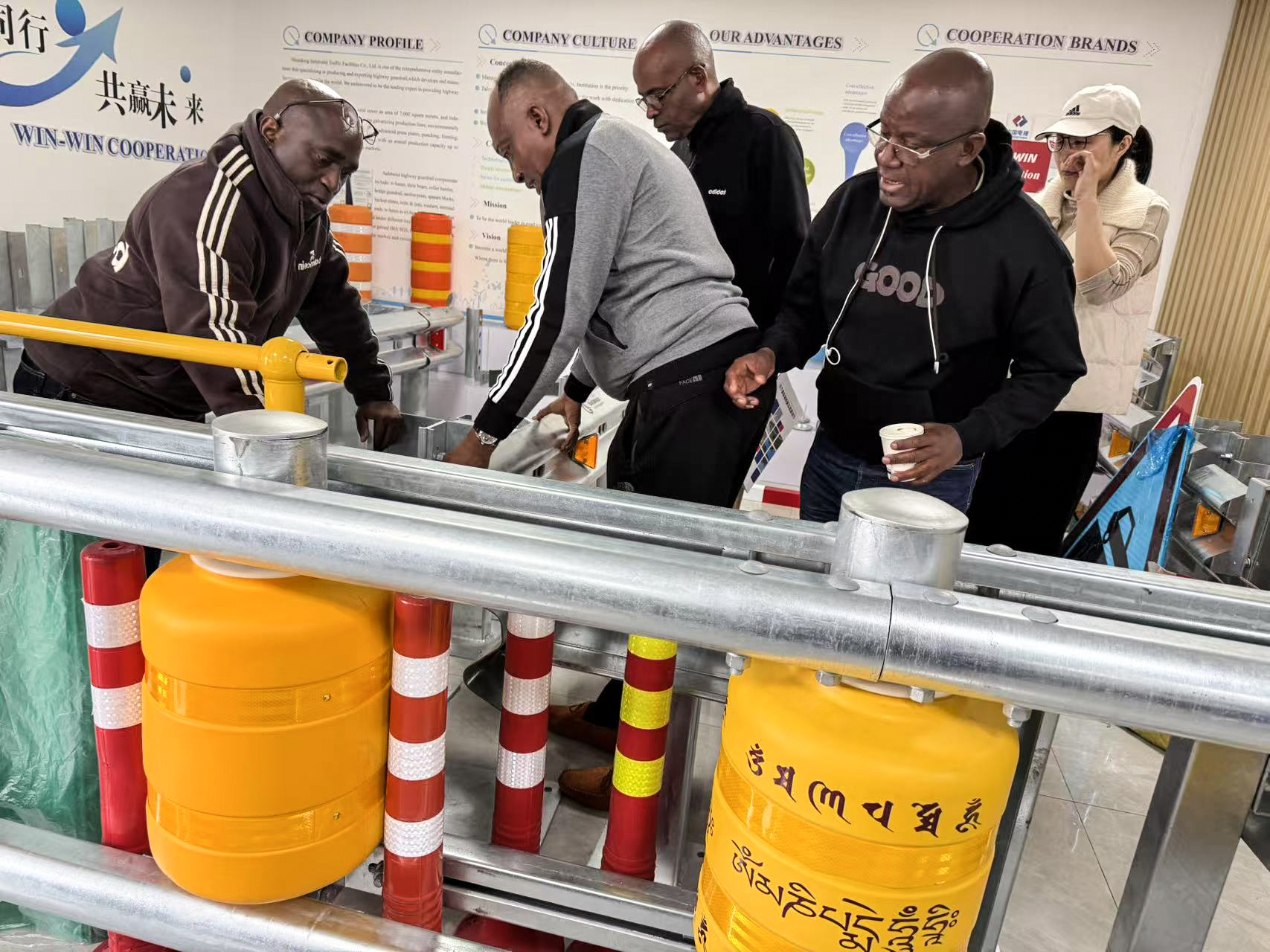 Congolese Customers Visit Our Highway Guardrail Factory and Place Substantial Orders