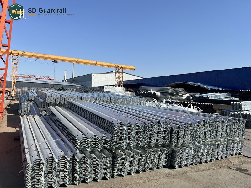 Highway Guardrail Transition Beam: W-Beam to Thrie-Beam