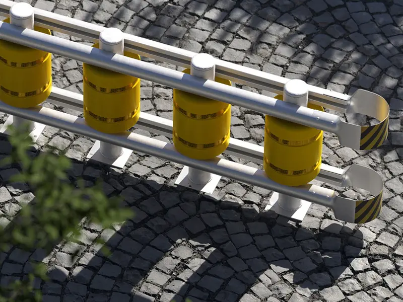Rolling Barrier guardrail