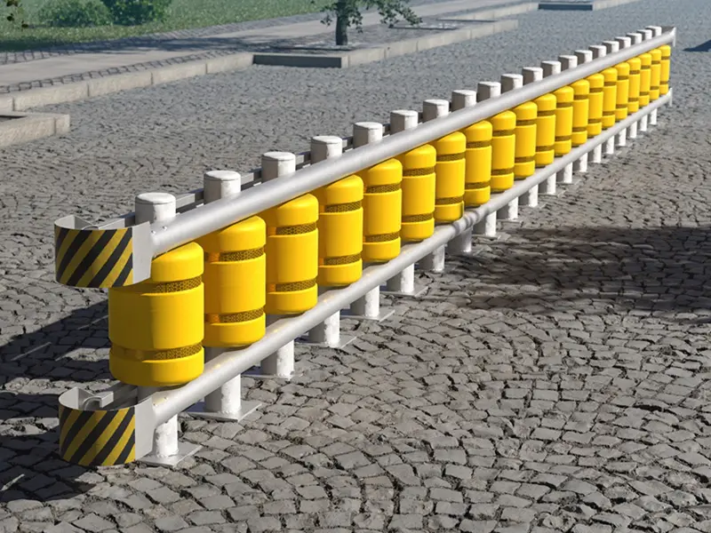 Rolling Barrier guardrail