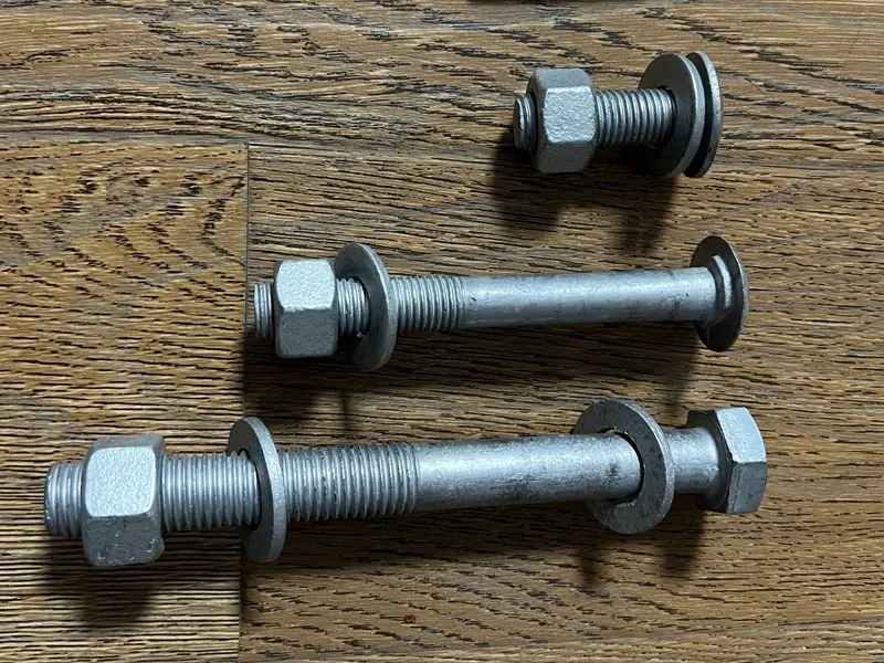 Highway Guardrail Accessory Bolt and Nut